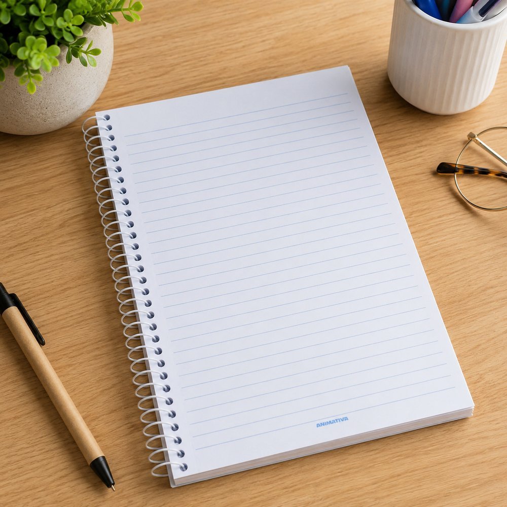 Caderno universitário Espiral 10 Matérias 160 Folhas - Rosa
