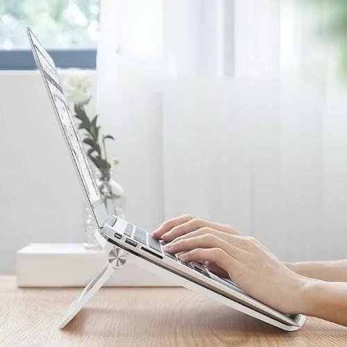 Suporte Para Notebook Macbook Laptop De Mesa Dobrável Ajuste De Inclinação Estrutura Vazada Circulação de Ar Home Office