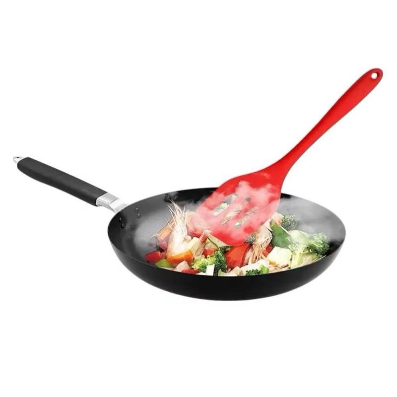 Kit 5 Peças Utensílios de Cozinha em Silicone Pincel Batedor de ovos Fuê Espátula Sortido