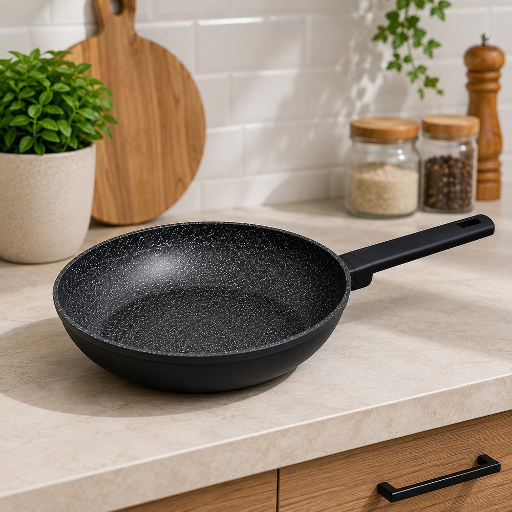 Frigideira Cerâmica com Fundo de Indução 28cm - Preta