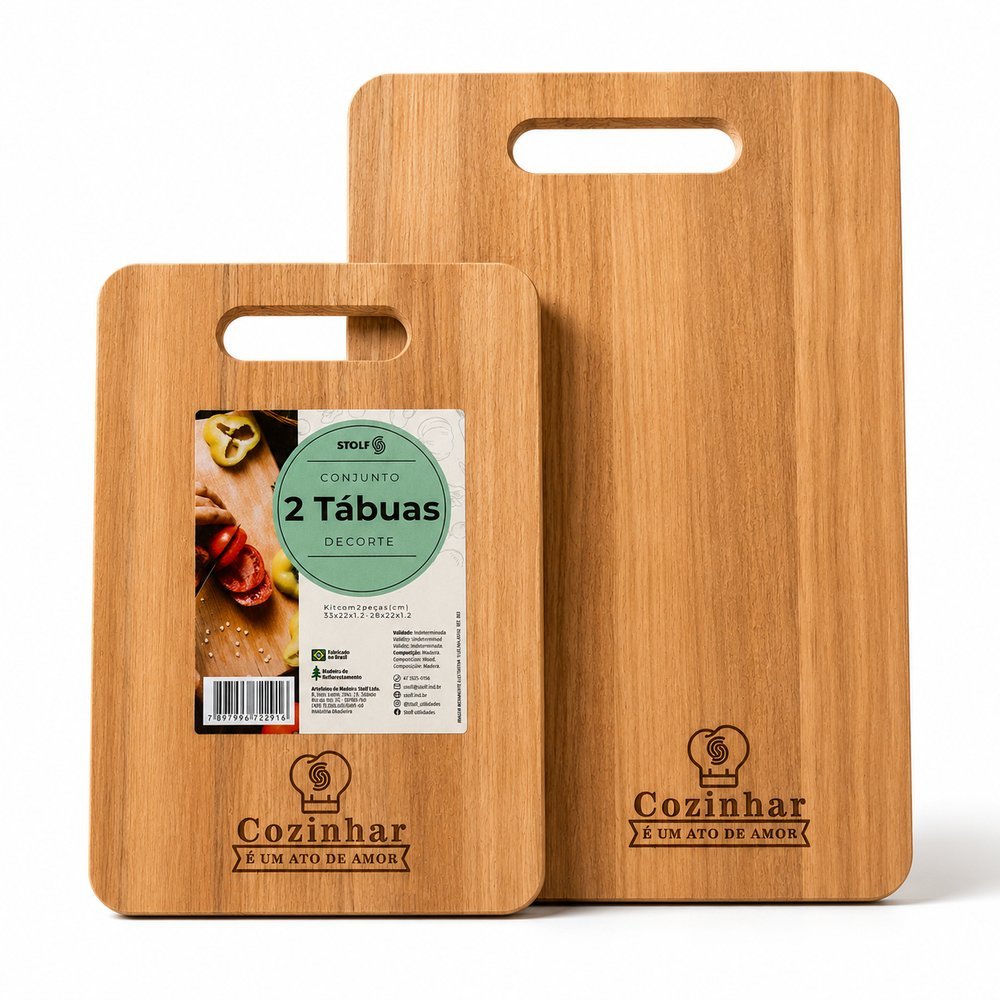 Conjunto de Tábuas de Corte Stolf 2 Peças