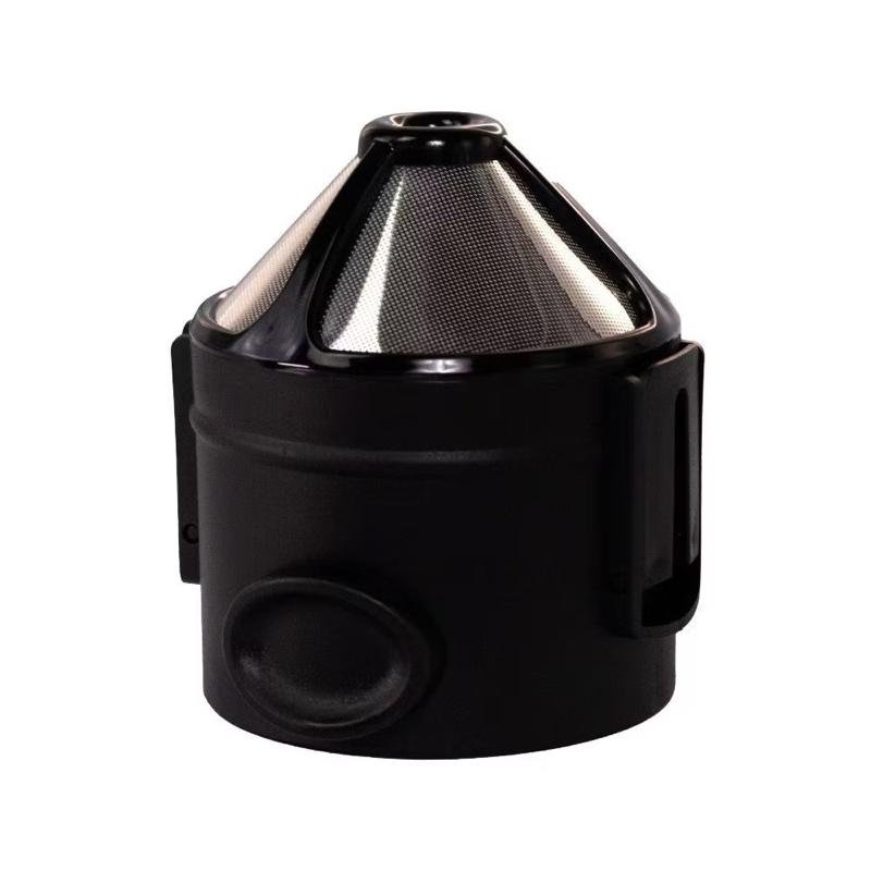 Mini Filtro Coador de Café Chá Portátil Reutilizável Com Suporte Dobrável Lavável Individual Cozinha