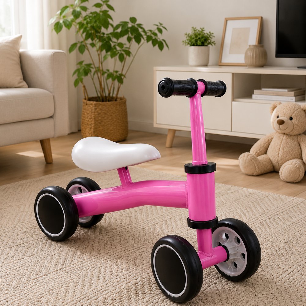 Bicicleta Infantil de equilíbrio - Rosa